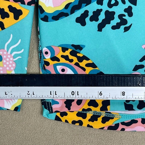 Hurley Phantom Swim Trunk Mens 32 Multicolor Animal Print Drawstring Waist - Picture 6 of 12